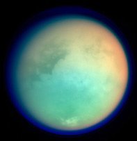 Titan in in ultraviolet and infrared wavelengths