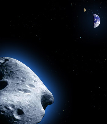 Artist's conception of Cruithne