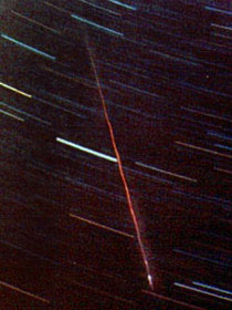 Perseid meteor, by John Walker